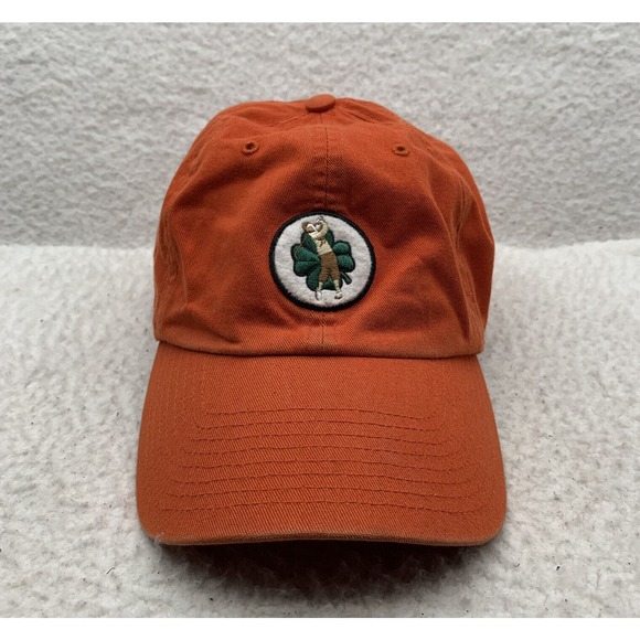 Bobby Jones Other - Bobby Jones Golf Baseball Hat Mens Strap Back OSFM Orange Clover Chenille Patch